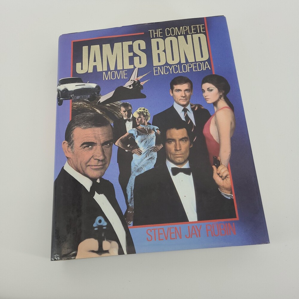 Complete James Bond Movie Encyclopedia Steven Jay Rubin 1990 Hardcover DJ 007